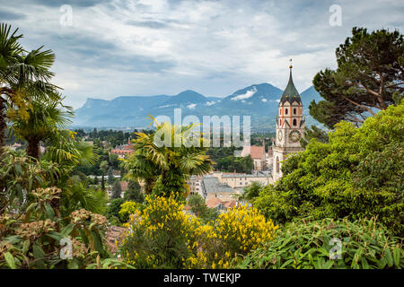 Merano Merano Alto Adige paesaggio, Italia Foto Stock