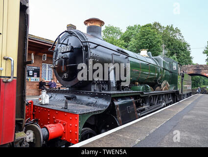 West Somerset Railway corre attraverso North Somerset. Gestito da personale e volontari porta trippers giorno, communters, appassionati e tavellers al nord Foto Stock