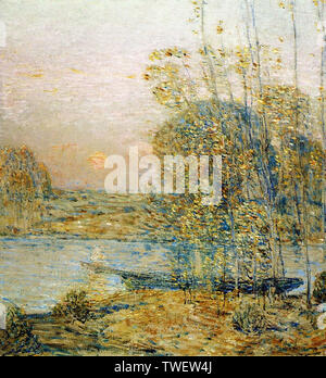 Frederick bambino Hassam - tardo pomeriggio Ak tramonto 1903 Foto Stock