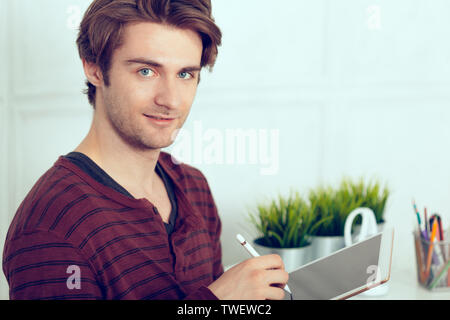 Graphic designer design schizzo Foto Stock