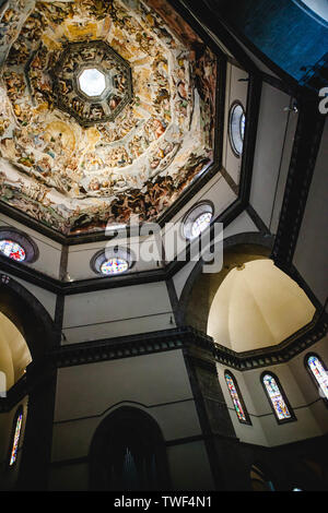 All'interno della Cattedrale di Santa Maria del Fiore Foto Stock