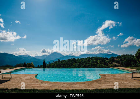 Città italiana di Barga Foto Stock
