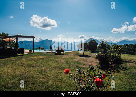 Città italiana di Barga Foto Stock