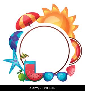 Estate VACANZA Illustrazione Vettoriale