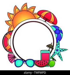 Estate VACANZA Illustrazione Vettoriale