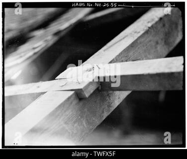 Arcareccio PRINCIPALE SUL TETTO - Casa Penacook, Daniel Webster autostrada (U.S. Itinerario 3), Boscawen, Merrimack County, NH Foto Stock