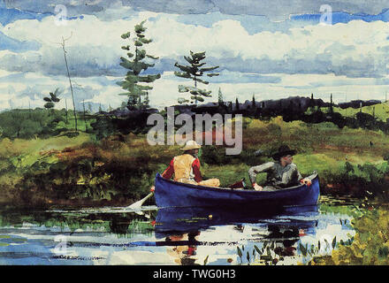 Winslow Homer - barca blu 1892 Foto Stock