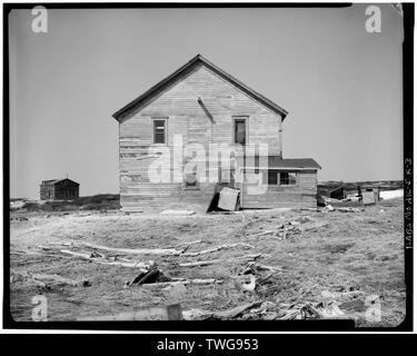 Posteriore - Iditarod Trail Shelter cabine, Solomon Roadhouse, Salomone, Nome area di censimento, AK Foto Stock