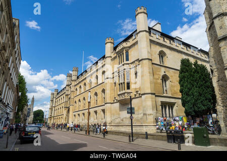 Il Corpus Christi College Kings Parade Cambridge 2019 Foto Stock