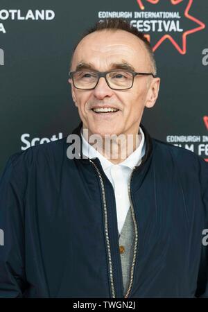 Edinburgh, Regno Unito. 20 giu 2019. La Scottish Premiere del nuovo Danny Boyle film, ieri, avviene a Vue Omni di Edimburgo. Frequentando la premiere era direttore, Danny Boyle Credito: ricca di Dyson/Alamy Live News Foto Stock