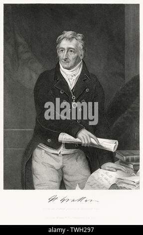 Henry Grattan (1746-1820), irlandese Leader del Movimento Patriottico che ha vinto l'indipendenza legislativa per l'Irlanda nel 1782, Lunghezza Three-Quarter ritratto, acciaio incisione, galleria di ritratti di illustri uomini e donne di Europa e America da Evert A. Duyckinck, pubblicato da Henry J. Johnson Johnson, Wilson & Company, New York, 1873 Foto Stock