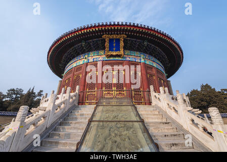 Imperial vault del Cielo nel Tempio del Cielo a Pechino in Cina Foto Stock