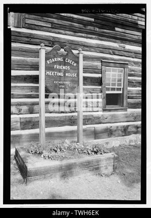 - Ruggente torrente amici Meeting House, Quaker incontro Road, Numidia, contea Columbia, PA; Hicks, Elisa; prezzo, Virginia Barrett, trasmettitore; Boucher, Jack e del fotografo; Lavoie, Catherine C, storico Foto Stock