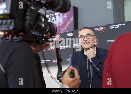 Edinburgh, Regno Unito, 20 Giugno, 2019: Direttore della pellicola di Danny Boyle a premiere di ieri, Edinburgh International Film Festival. Credito: Terry Murden, Alamy Foto Stock