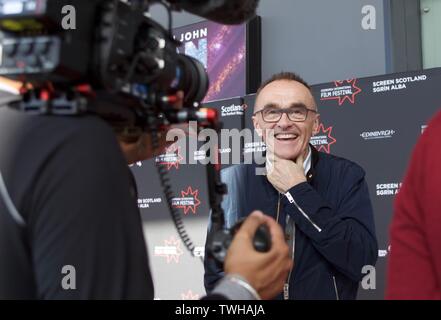 Edinburgh, Regno Unito, 20 Giugno, 2019: Direttore della pellicola di Danny Boyle a premiere di ieri, Edinburgh International Film Festival. Credito: Terry Murden, Alamy Foto Stock