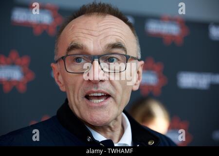 Edinburgh, Regno Unito, 20 Giugno, 2019: Direttore della pellicola di Danny Boyle a premiere di ieri, Edinburgh International Film Festival. Credito: Terry Murden, Alamy Foto Stock