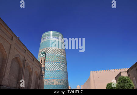 Antica città di Khwarezm e le sue meraviglie archeologiche a Khiva Foto Stock