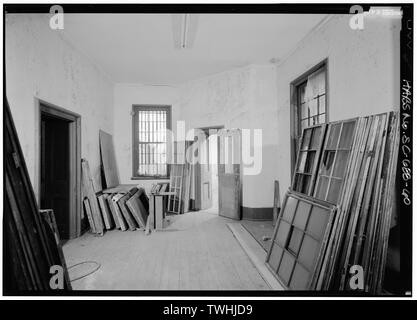 Secondo piano, nordest carcerieri' camera no. 2, da sud a nord - Charleston County Jail, 21 Magazine Street, Charleston, Contea di Charleston, Sc; Mills, Robert; Barbot; Seyle; prezzo, Virginia B, trasmettitore Foto Stock