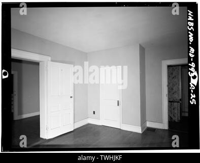 Secondo piano, sala di nord-ovest, sezione anteriore, vista nord-est - Herman Fattoria, Casa, lato nord di Showalter Road, ad est della I-81, Hagerstown, Washington County, MD; Nye, Larry, fotografo Foto Stock