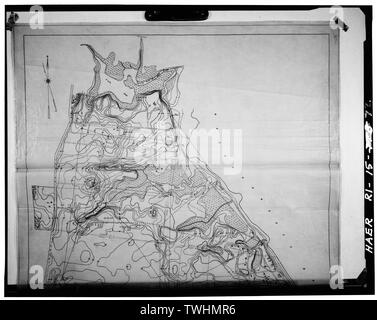 Seconda metà del disegno (Vedere la didascalia per RI-15-71) - punto Quonset Naval Air Station, Roger Williams modo, North Kingstown, Washington County, RI; Albert Kahn,incorporato; George A Fuller Company; Merritt-Chapman e Scott Corporation Foto Stock