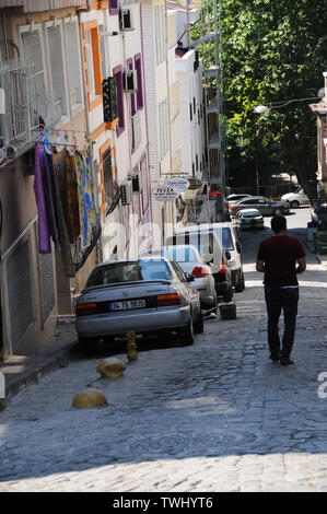 Quartiere di Sultanahmet, Istanbul, Turchia. Foto Stock