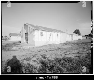 (Lato ovest) e posteriore (nord) dell'edificio 255. - Fitzsimons Hopital generale, edificio 255, lato nord di East O'Niell Avenue, tra il decimo e dodicesimo strade, Aurora, Adams County, CO Foto Stock