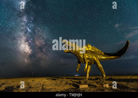 Dinosauro Erlianhot Geopark, Mongolia interna Foto Stock