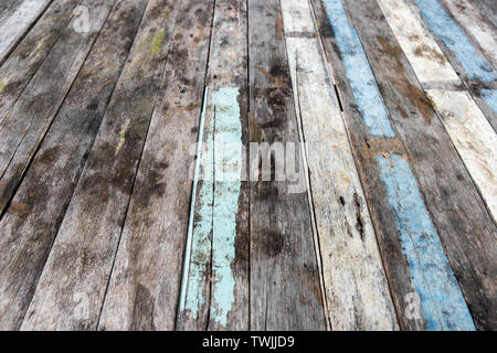 Invecchiato in legno grunge sfondo texture Foto Stock