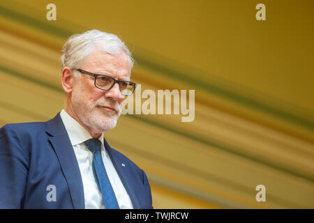 Magdeburg, Germania. Xx Giugno, 2019. Rainer Robra (CDU), il ministro per gli Affari Europei e Capo della Cancelleria di Stato. Credito: Klaus-Dietmar Gabbert/dpa-Zentralbild/ZB/dpa/Alamy Live News Foto Stock