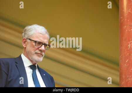 Magdeburg, Germania. Xx Giugno, 2019. Rainer Robra (CDU), il ministro per gli Affari Europei e Capo della Cancelleria di Stato. Credito: Klaus-Dietmar Gabbert/dpa-Zentralbild/ZB/dpa/Alamy Live News Foto Stock