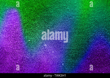 Brillante background astratto in colori alla moda con spruzzi bianchi. Foto Stock
