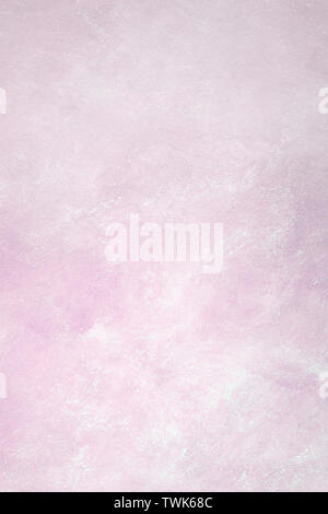 International paper size gradiente verticale di rosa pastello effetto grunge sfondo testurizzata Foto Stock