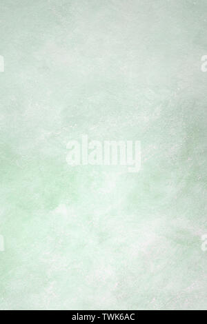International paper size gradiente verticale verde pastello effetto grunge sfondo testurizzata Foto Stock