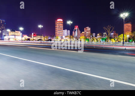 Scenario di Sanjiangkou, Ningbo Foto Stock