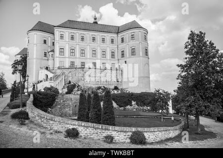 Mikulov Castle, Repubblica Ceca Foto Stock