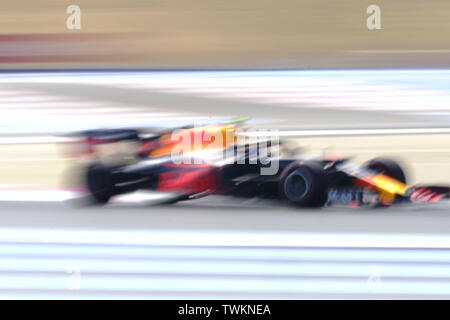 Le Castellet, Var, Francia. Il 21 giugno, 2019. La Red Bull Racing Driver PIERRE GASLY (FRA) in azione durante il periodo della Formula Uno francese Grand Prix al circuito del Paul Ricard a Le Castellet - Francia Credito: Pierre Stevenin/ZUMA filo/Alamy Live News Foto Stock