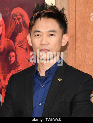 Giugno 20, 2019 - Westwood, California, Stati Uniti d'America - 17 Giugno 2019 - Westwood, California. James Wan assiste la prima mondiale di "Annabelle torna a casa" al Regency Village Theatre. (Credito Immagine: © Billy Bennight/ZUMA filo) Foto Stock