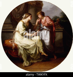 Angelica Kauffman - Papirius Praetextatus supplicò sua madre divulgare segreti deliberazioni Foto Stock