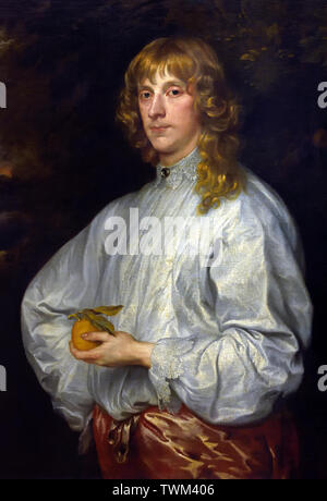 James Stuart (1612 - 1655), duca di Lennox, e poi duca di Richmond, come un parigino di pastore da Anthony Antoon Anton van Dyck 1599-1641 Fiammingo Belgio Belgio Foto Stock