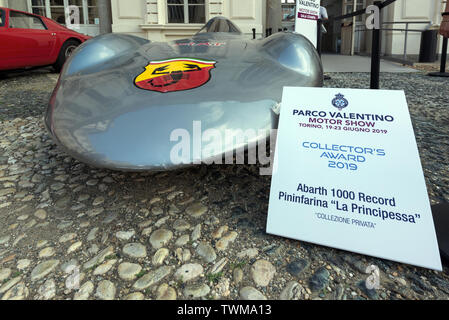 Abarth 1000 Record, Pininfarina "La Principessa". Torino, il Castello del Valentino, motor show 2019 Foto Stock