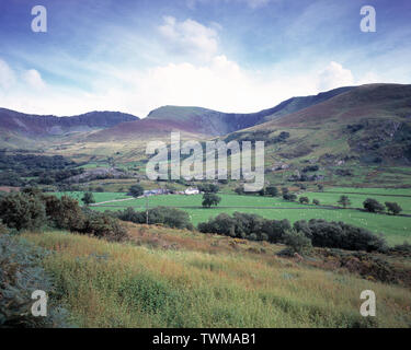 Regno Unito. Il Galles. Snowdonia. Gwynedd. Paesaggio. Vicino Talysarn. Foto Stock