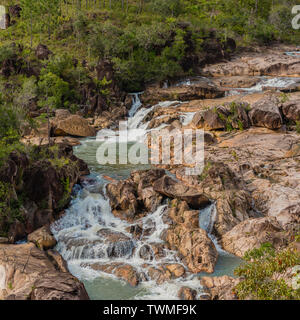 Rio su piscine cascata e destinazione turistica in Belize Foto Stock