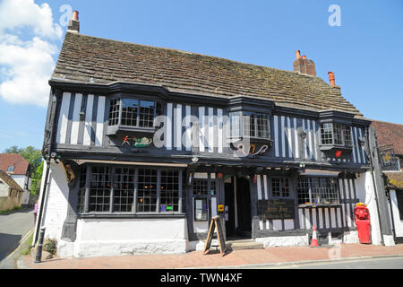 Lo Star Inn, Alfriston, East Sussex, Regno Unito Foto Stock