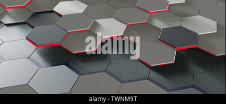 Nido di titanio abstracy sfondo con luce colorata Foto Stock