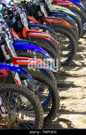 FMI campionati gara di motocross Foto Stock