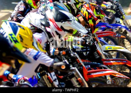 FMI campionati gara di motocross Foto Stock