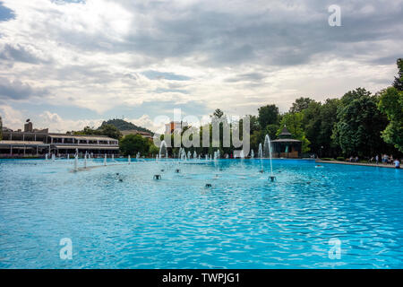 Fontana Canterina nel parco centrale di Plovdiv, Bulgaria. Foto Stock