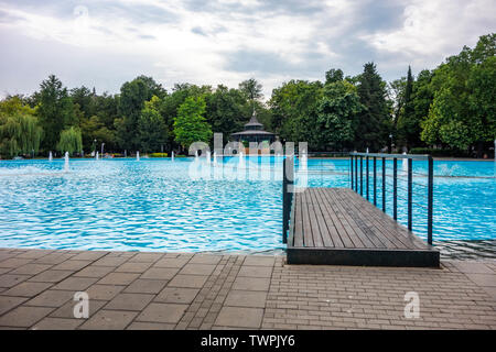 Fontana Canterina nel parco centrale di Plovdiv, Bulgaria. Foto Stock