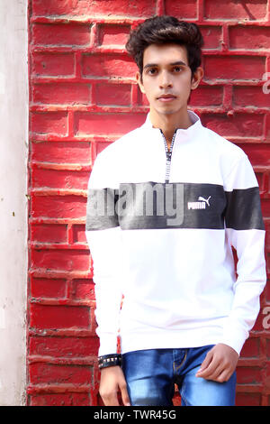 Usato per la modellazione di , di stile e di sfondo Foto Stock