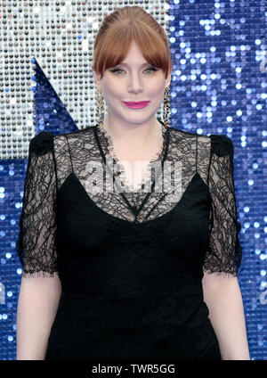 20 maggio 2019 - Londra, Inghilterra, Regno Unito - Bryce Dallas Howard frequentando Rocketman UK Premiere, Luxe Odeon Leicester Square Foto Stock